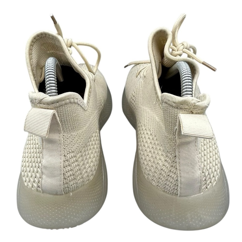 PONY PP1 Base Men’s Cream Knit Sneakers Size 11 Casual Athletic Shoes - Picture 10 of 13